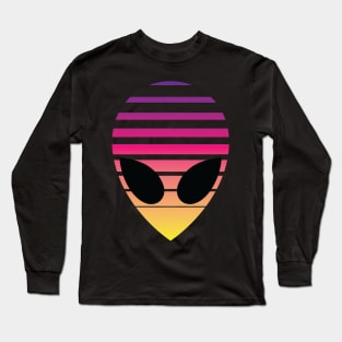 Cyberpunk Alien Icon Long Sleeve T-Shirt